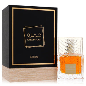 Lattafa Khamrah von Lattafa Eau De Parfum Spray (Unisex) 3,4 oz für Männer