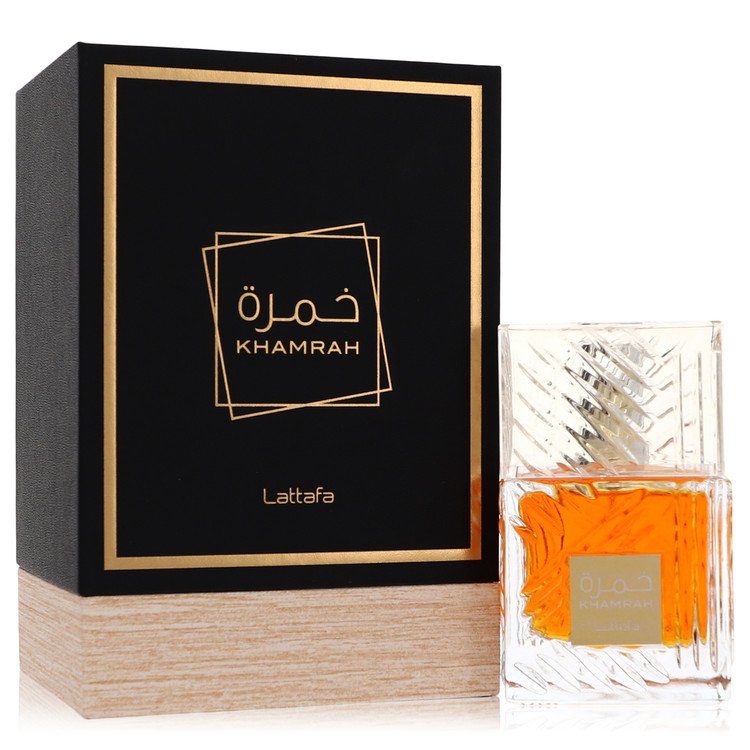 Lattafa Khamrah door Lattafa Eau De Parfum Spray (Unisex) 3,4 oz voor mannen