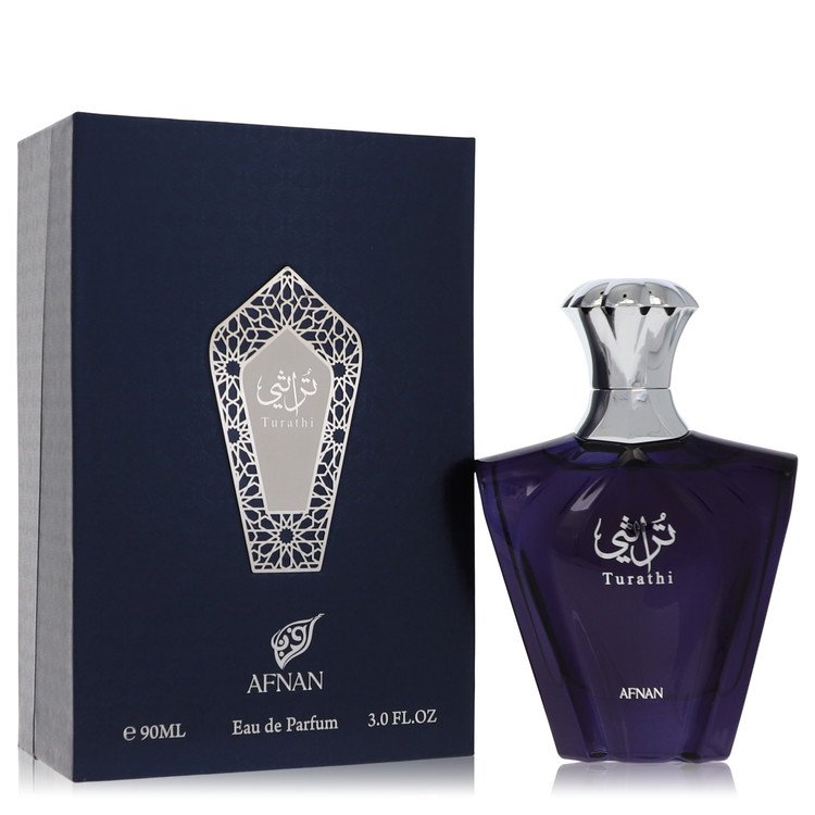 Afnan Turathi Blue de Afnan Eau De Parfum Spray 3 oz pentru bărbați