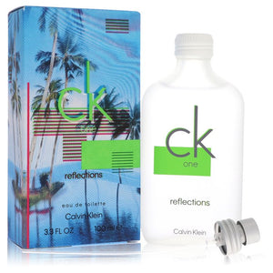 CK One Reflections da Calvin Klein Eau De Toilette Spray (unissex) 3,4 onças para homens