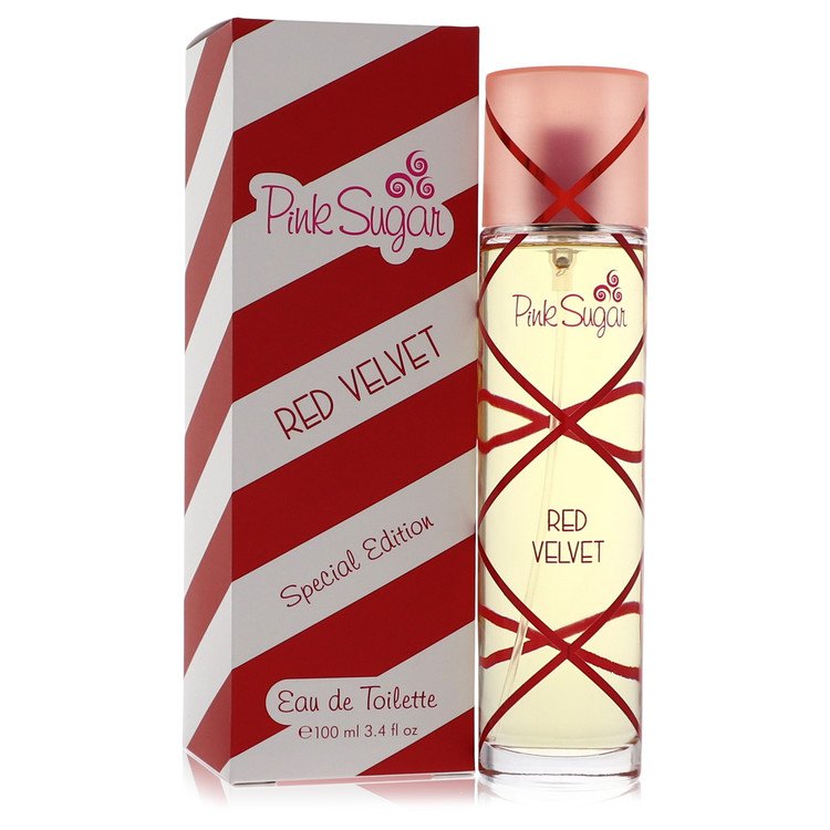 Pink Sugar Red Velvet de Aquolina Eau De Toilette Spray 3.4 oz para mujer