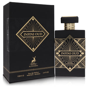 Maison Alhambra Infini Oud de Maison Alhambra Eau De Parfum Spray (Unisex) 3,4 oz pentru bărbați