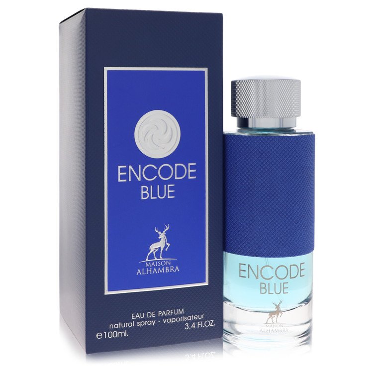 Maison Alhambra Encode Blue de Maison Alhambra Eau De Parfum Spray 3.4 oz pentru bărbați