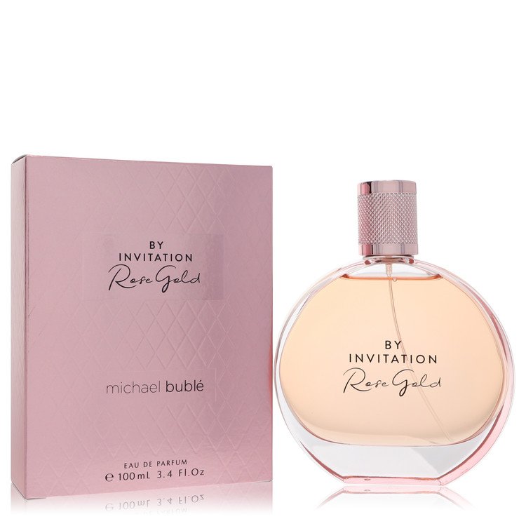 By Invitation Rose Gold by Michael Buble Eau De Parfum Spray 3.4 oz for Women