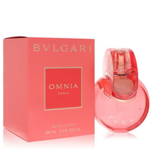 Omnia Coral de Bvlgari Eau De Toilette Spray 3.4 oz para mujer