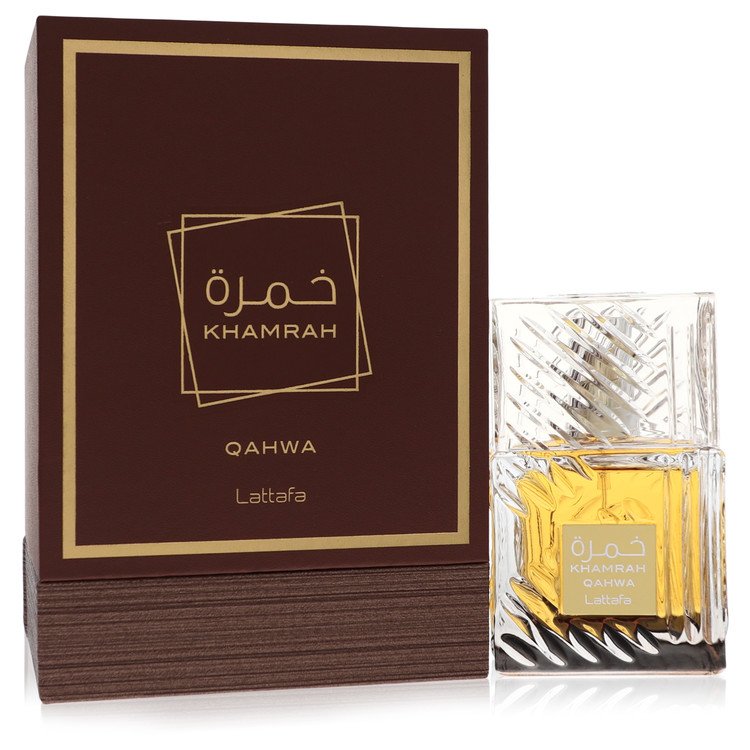 Lattafa Khamrah Qahwa de Lattafa Eau De Parfum Spray (Unisex) 3.4 oz para hombres