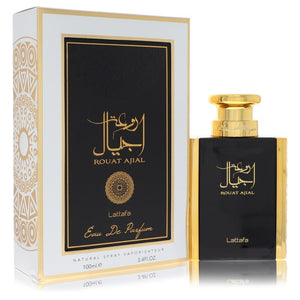 Lattafa Rouat Ajial by Lattafa Eau De Parfum Spray (Unisex) 3.4 oz pentru femei