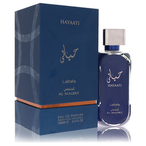 Lattafa Hayaati Al Maleky by Lattafa Eau De Parfum Spray 3.4 oz pentru bărbați