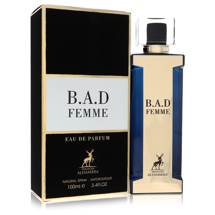 B.A.D Femme por Maison Alhambra Spray de Eau De Parfum 3.4 oz para Mulheres