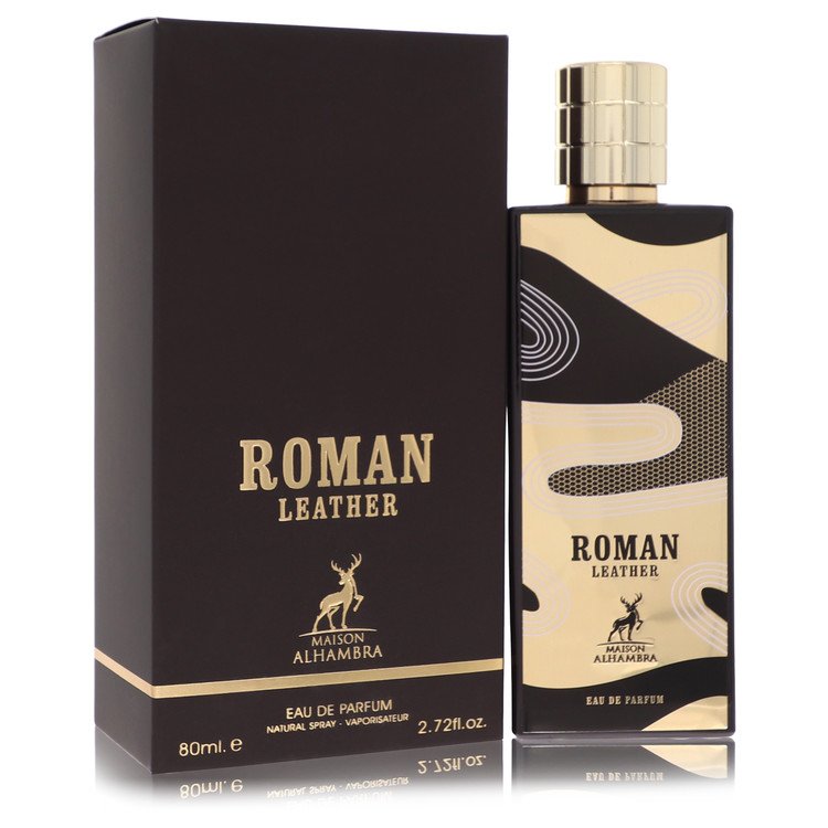 Woda perfumowana w sprayu Maison Alhambra Roman Leather by Maison Alhambra (unisex) 2,7 uncji dla mężczyzn