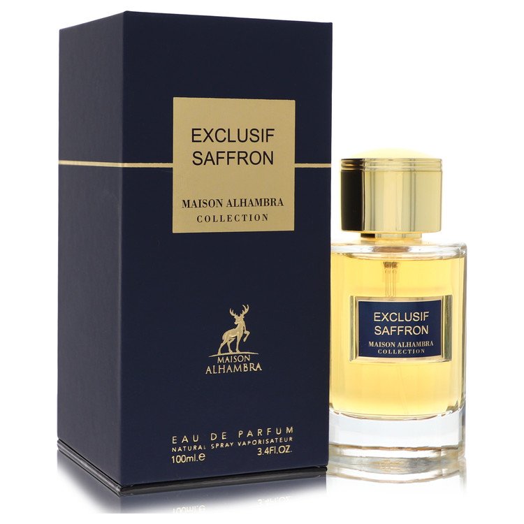 Maison Alhambra Exclusif Azafrán por Maison Alhambra Eau De Parfum Spray (Unisex) 3.4 oz para Hombres