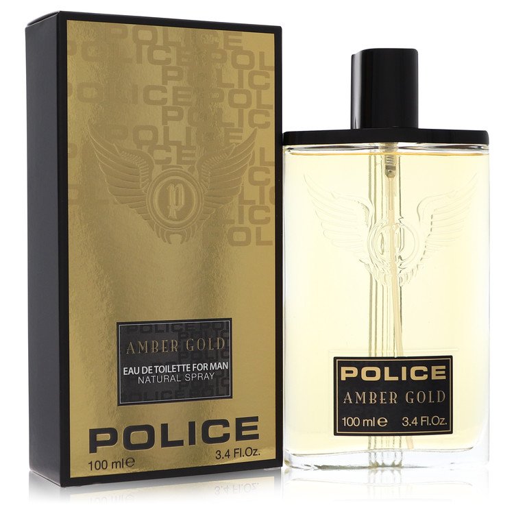 Police Amber Gold da Police Colognes Eau De Toilette Spray 3,4 onças para homens