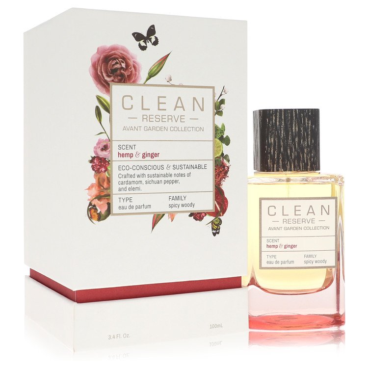Clean Reserve Hennep en Gember Eau De Parfum Spray Unisex 3.4 Oz voor Vrouwen