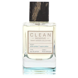 Clean Reserve White Amber & Warm Cotton van Clean Eau De Parfum Spray (Unisex Tester) 3,4 oz voor mannen