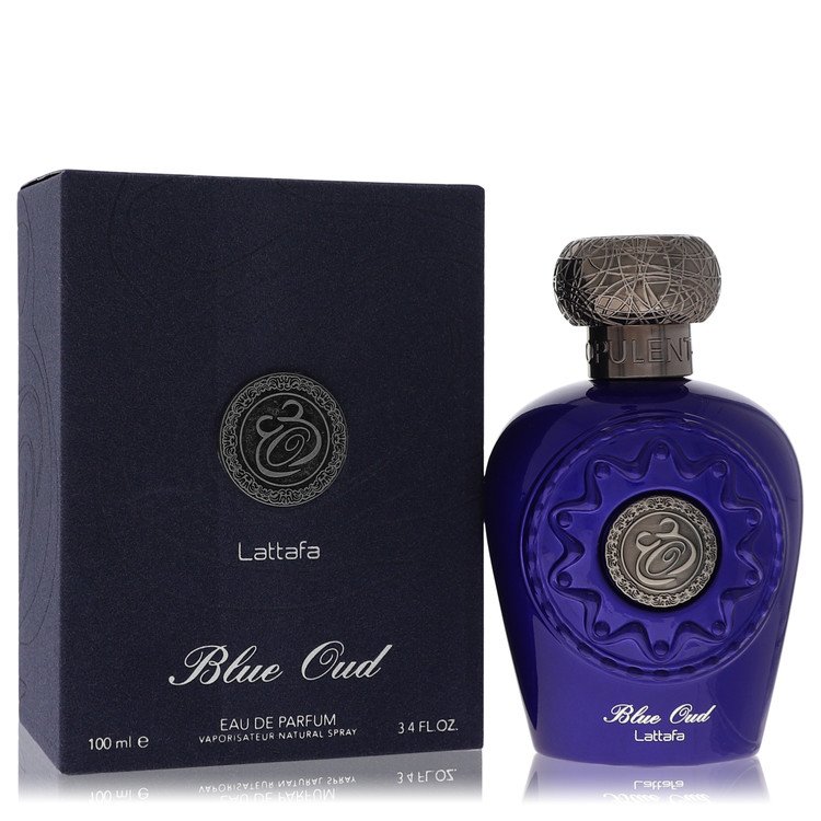 Lattafa Blue Oud van Lattafa Eau De Parfum Spray (Unisex) 3,4 oz voor heren
