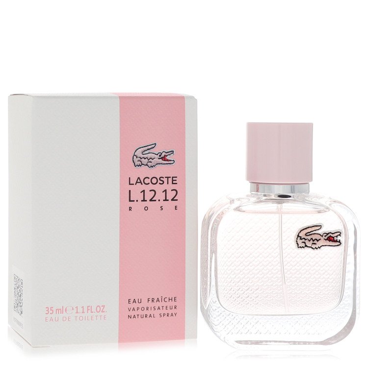 Lacoste Eau De Lacoste L.12.12 Rose Eau Fraiche de Lacoste Eau De Toilette Spray 1.1 oz para mujeres