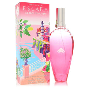 Escada Sorbetto Rosso von Escada Eau de Toilette Spray (Limited Edition) 3,3 oz für Frauen