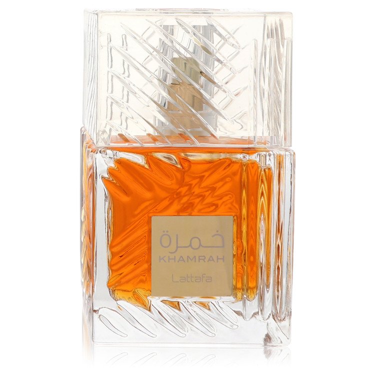 Lattafa Khamrah Eau De Parfum Spray Unissex 3.4 oz para Homens