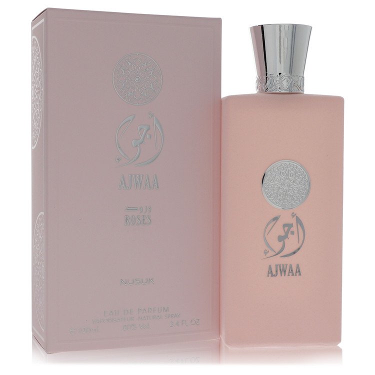 Nusuk Ajwaa Rosas por Nusuk Eau De Parfum Spray 3.4 oz para Mujeres