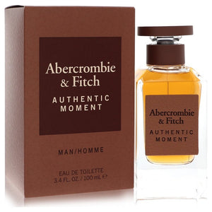 Abercrombie & Fitch Authentic Moment de Abercrombie & Fitch Eau De Toilette Spray 3.4 oz para hombres