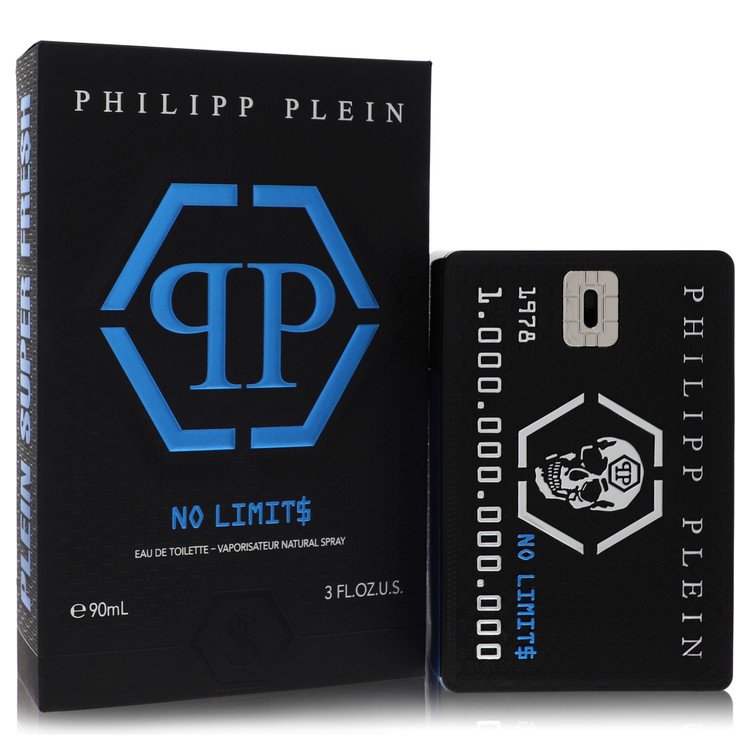 Philipp Plein No Limits Super Fresh de Philipp Plein Parfums Eau De Toilette Spray 3 oz para hombres