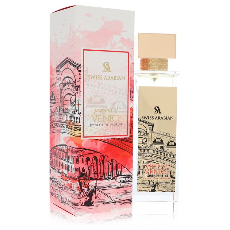 Swiss Arabian Passion of Venice von Swiss Arabian Extrait De Parfum Spray (Unisex) 3,4 oz für Frauen