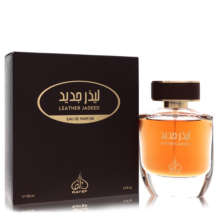 Rayef Leather Jadeed de Rayef Eau De Parfum Spray (Unisex) 3.4 oz para hombres