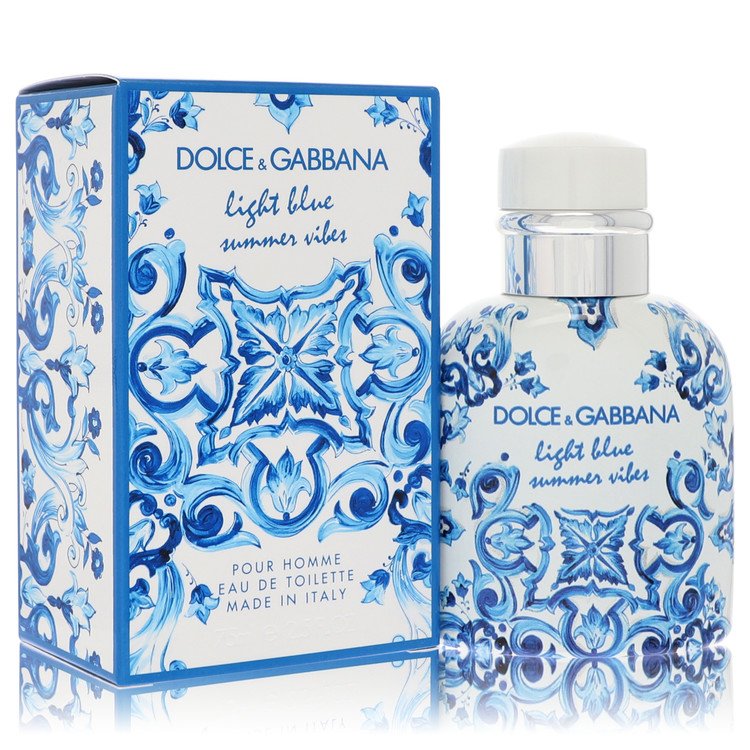 Light Blue Summer Vibes Dolce And Gabbana Eau De Toilette Spray 2.5 Oz para homens