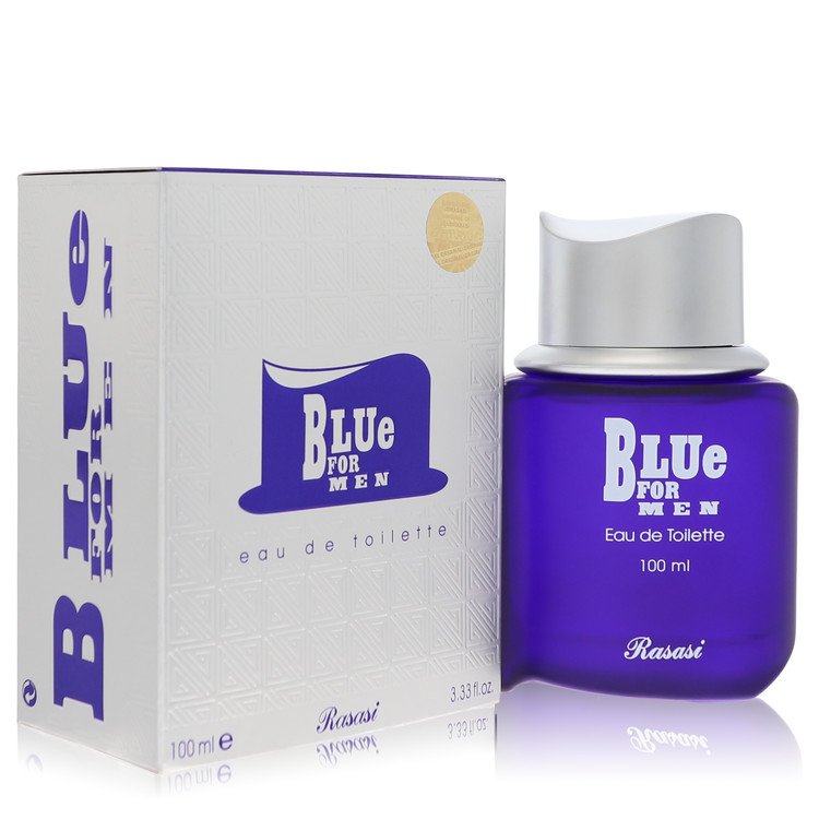 Rasasi Blue da Rasasi Eau De Toilette Spray 3,4 onças para homens