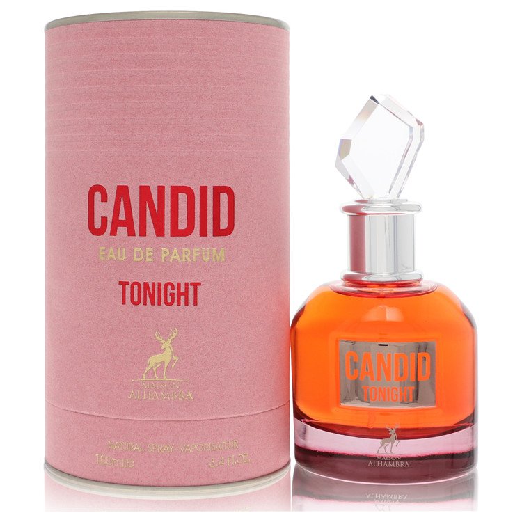 Maison Alhambra Candid Tonight por Maison Alhambra Eau De Parfum Spray 3.4 oz para Mulheres