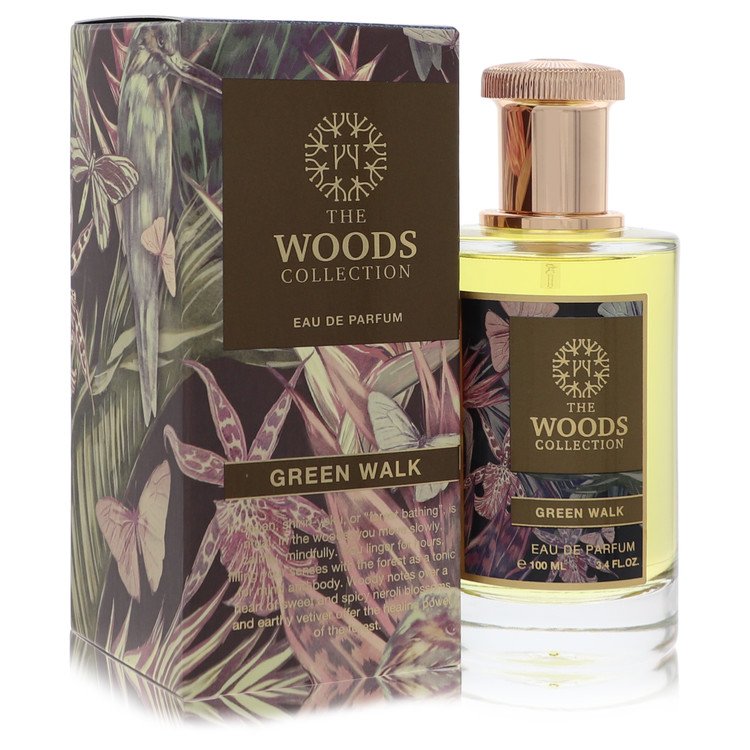The Woods Collection Green Walk by The Woods Collection парфюмированная вода-спрей (унисекс) 3,4 унции для мужчин
