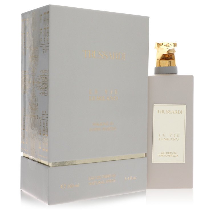 Trussardi Walking in Porta Venezia por Trussardi Eau De Parfum Spray 3,4 onças para homens
