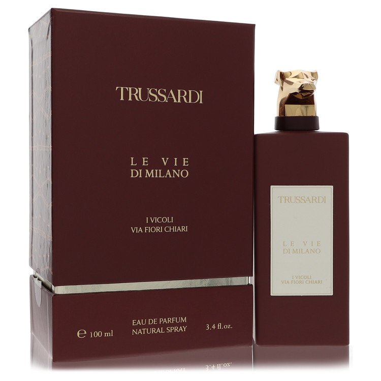 Trussardi I Vicoli Via Fiori Chiari de Trussardi Eau De Parfum Spray (Unisex) 3.4 oz para hombres