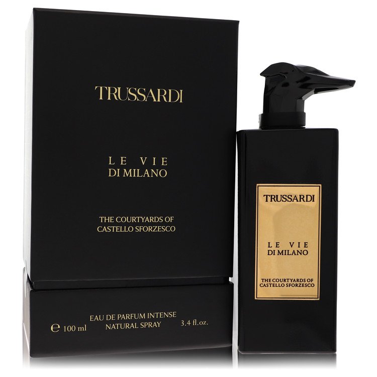 Trussardi The Courtyards Of Castello Sforzesco de Trussardi Eau De Parfum Spray intenso (Unisex) 3.4 oz para hombres