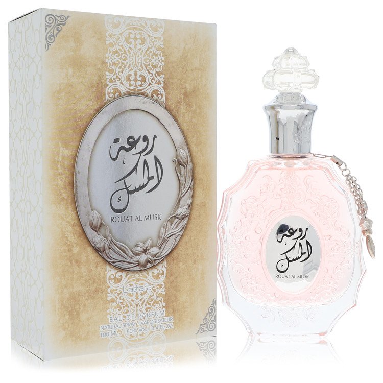 Lattafa Rouat Al Musk by Lattafa Eau De Parfum Spray (Unissexo) 3.4 oz para Mulheres