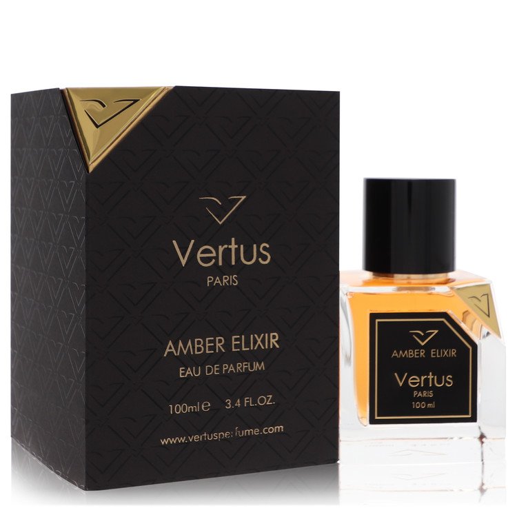 Vertus Amber Elixir da Vertus Eau De Parfum Spray (unissex) 3,4 onças para homens