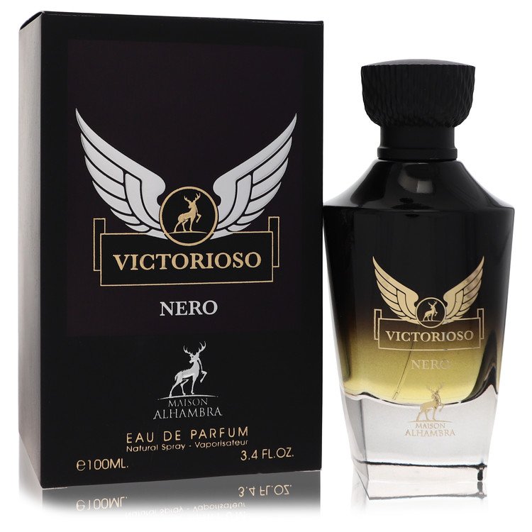 Maison Alhambra Victorioso Nero por Maison Alhambra Eau De Parfum Spray 3,4 oz para homens