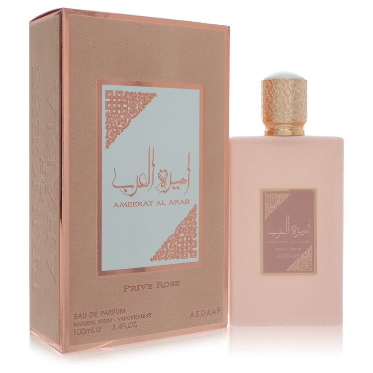 Lattafa Asdaaf Ameerat Al Arab Prive Rose от Lattafa Eau De Parfum Spray (унисекс) 3,4 унции для женщин
