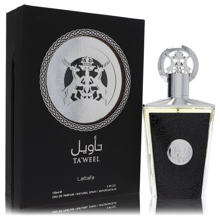 Lattafa Taweel da Lattafa Eau De Parfum Spray (unissex) 3,4 onças para homens