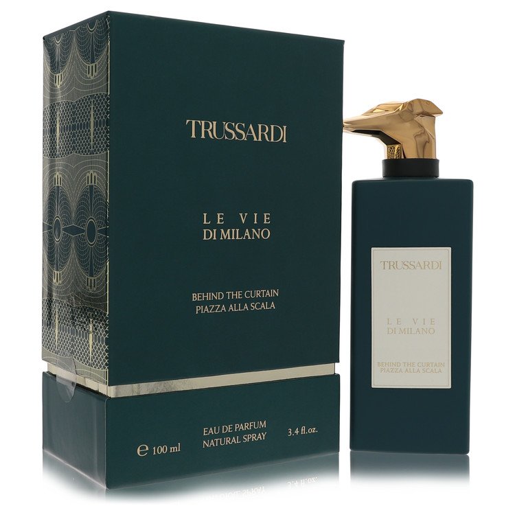 Behind The Curtain Plazza Alla Scala de Trussardi Eau De Parfum Spray (Unisex) 3.4 oz para hombres