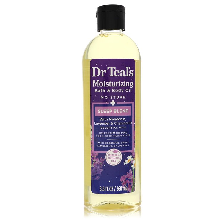 Dr Teal's Moisturizing Bath & Body Oil Sleep Blend від Dr Teal's Bath & Body Oil with Melatonin, Lavender & Chamomile 8,8 oz для жінок