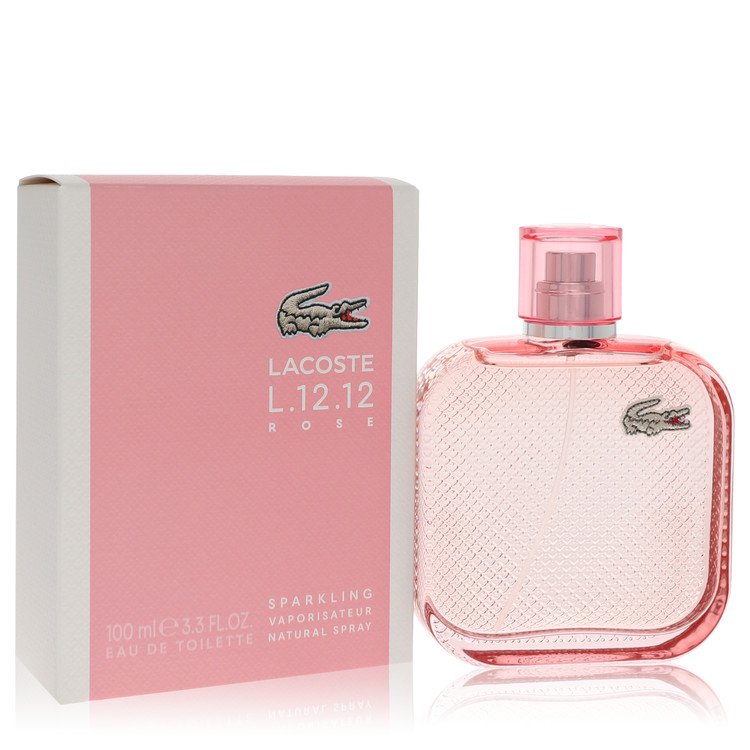 Lacoste Eau De Lacoste L.12.12 Rose Sparkling de Lacoste Eau De Toilette Spray 3.3 oz para Mujeres