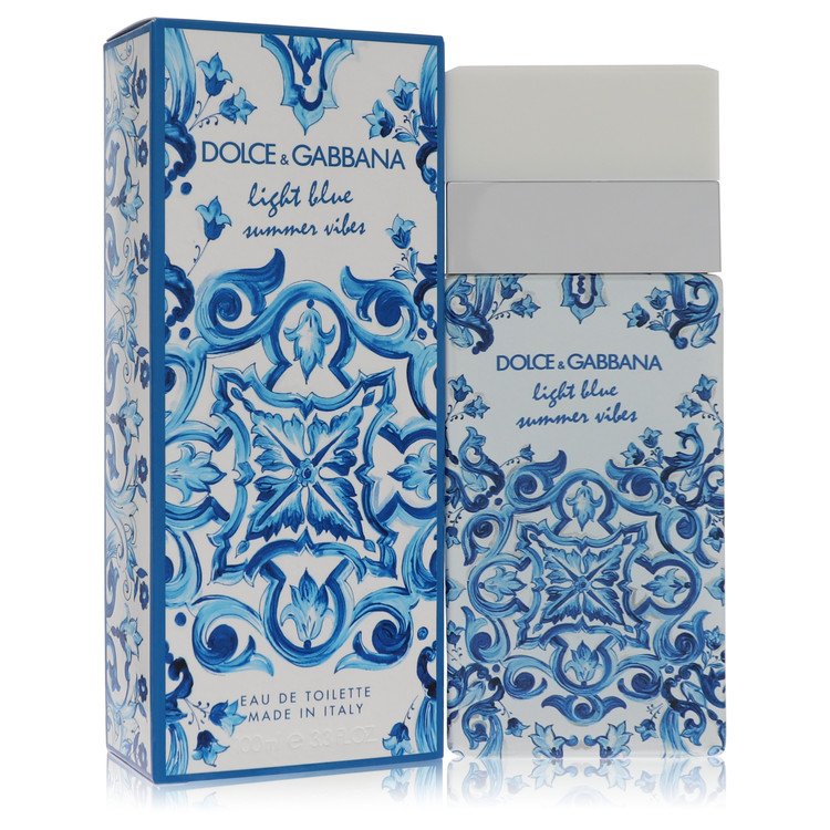 Vibes d'été bleu clair par Dolce & Gabbana Eau de Toilette Spray 3,4 oz pour femmes