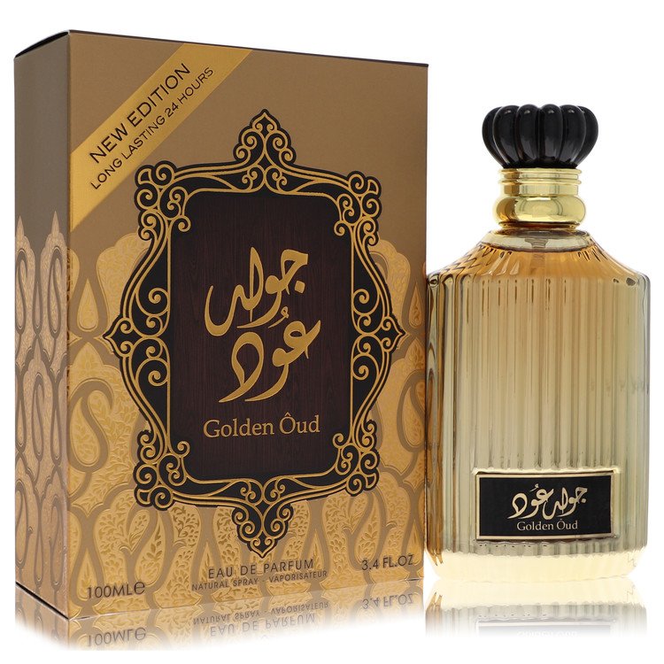Lattafa Asdaaf Golden Oud door Lattafa Eau De Parfum Spray (Unisex) 3.4 oz voor mannen