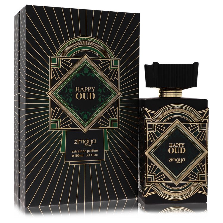 Afnan Zimaya Happy Oud door Afnan Extrait De Parfum Spray (Unisex) 3,4 oz voor mannen