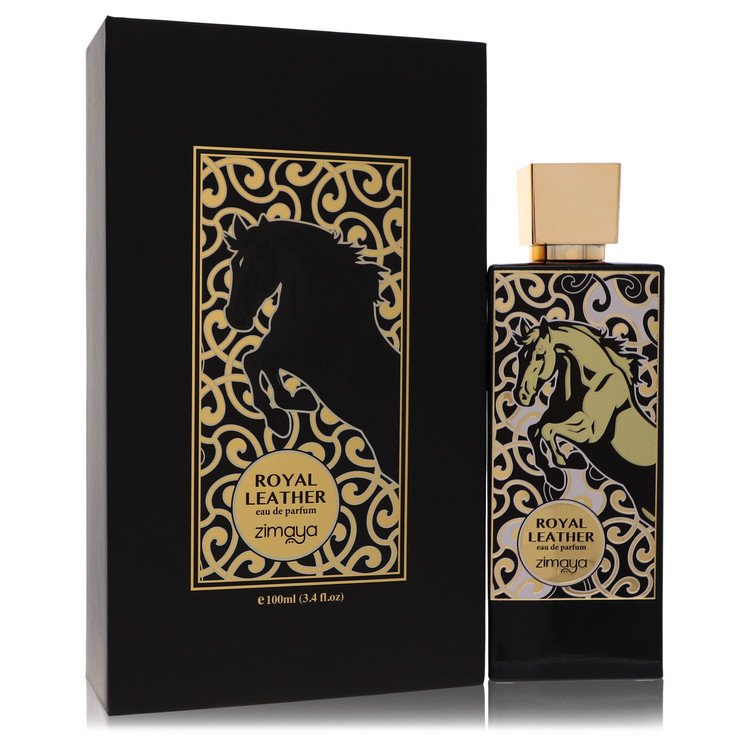 Afnan Zimaya Royal Leather de Afnan Eau De Parfum Spray (Unisex) 3.4 oz para hombres