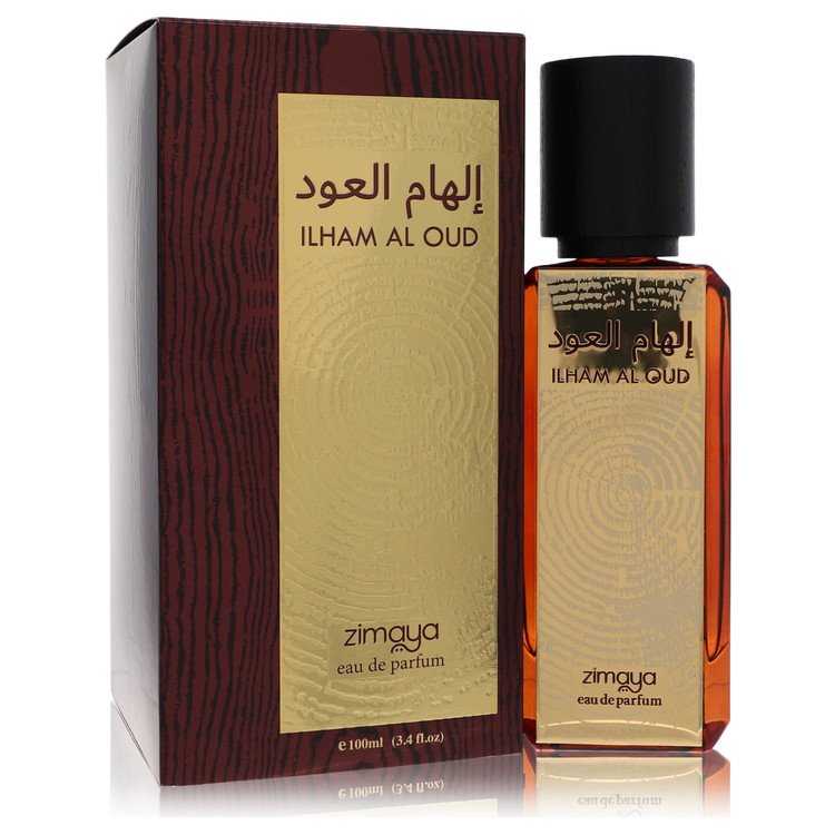 Afnan Zimaya Ilham Al Oud por Afnan Eau De Parfum Spray (Unisex) 3.4 oz para hombres