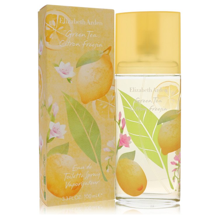 Chá verde Citron Freesia da Elizabeth Arden Eau De Toilette Spray 3,4 onças para mulheres