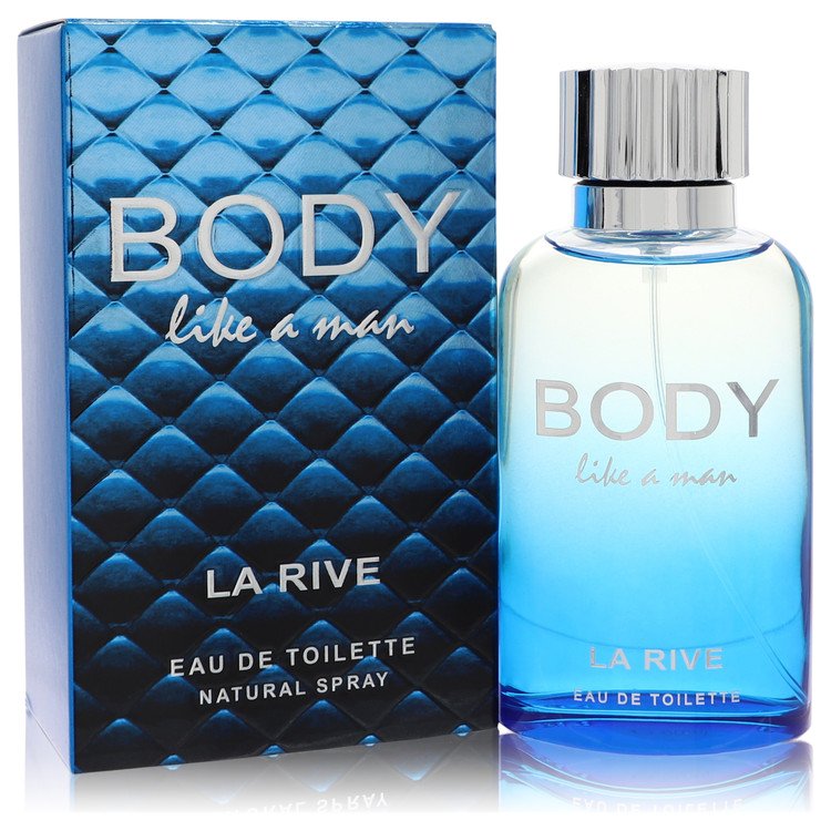La Rive Body Like A Man by La Rive Eau De Toilette Spray 3 oz para Homem