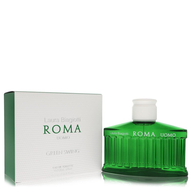 Roma Uomo Green Swing de Laura Biagiotti Eau De Toilette Spray 6.8 oz para hombres - Article product